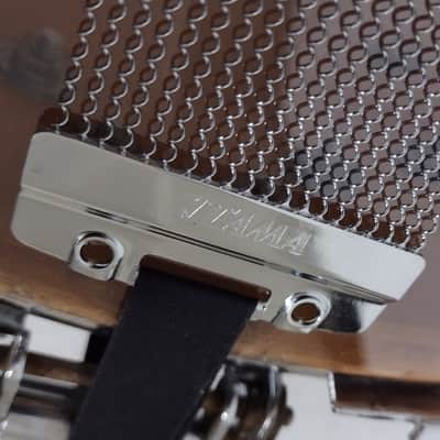 TAMA GranStar Custom Snare Drum 80's Black Nickel Sparkle Wrap PLAYER'S CONDITION image 10