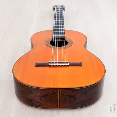 1972 Sakazo Nakade No. 1000G Vintage Classical Guitar German Spruce + Brazilian Rosewood w/ Case image 12