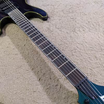 Ibanez Axion Label S671ALB-BCM - Blue Chameleon (Mint / Like New) image 10
