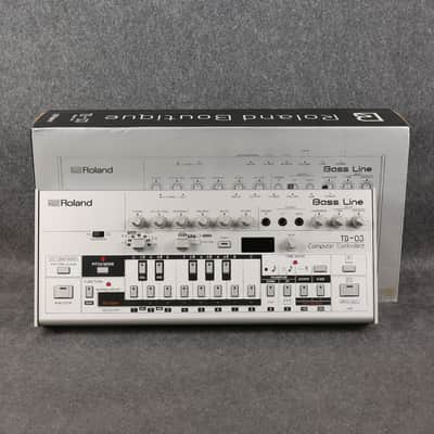 Roland TB-03 Boutique Series Synthesizer Module Bass Line Synthesizer 2016 - Present - Silver