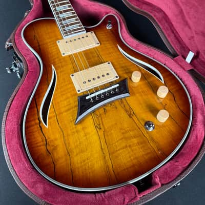 Michael Kelly Hybrid Special w/HSC - Spalted Flame Maple Top image 2