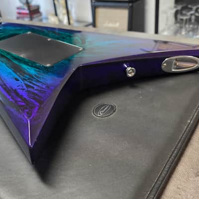 Jackson RR3 Randy Rhoads Pro EERIE DESS SWIRL MIJ Japan Offset Flying V with USA Custom Shop SKB Flight Case image 19