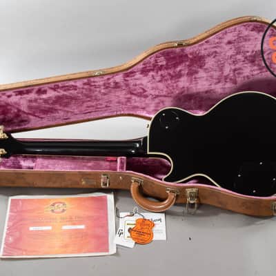 2006 Gibson Custom Shop Historic ’57 Les Paul Custom Reissue Black Beauty Ebony | Long Neck Tenon | ’57 Classics | Original image 5