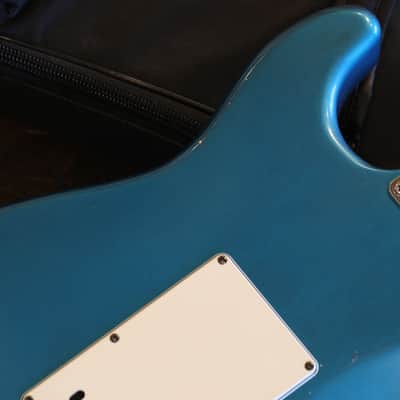 2020 Mario Martin S-Type Madagascar Roasted Neck Electric Guitar Deep Lake Placid Blue Factory Relic + COA OGB image 15