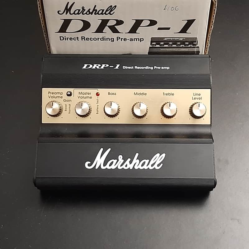 1994 - Boxed with Manual - Vintage Marshall DRP-1 1990s - Black Gold image 1