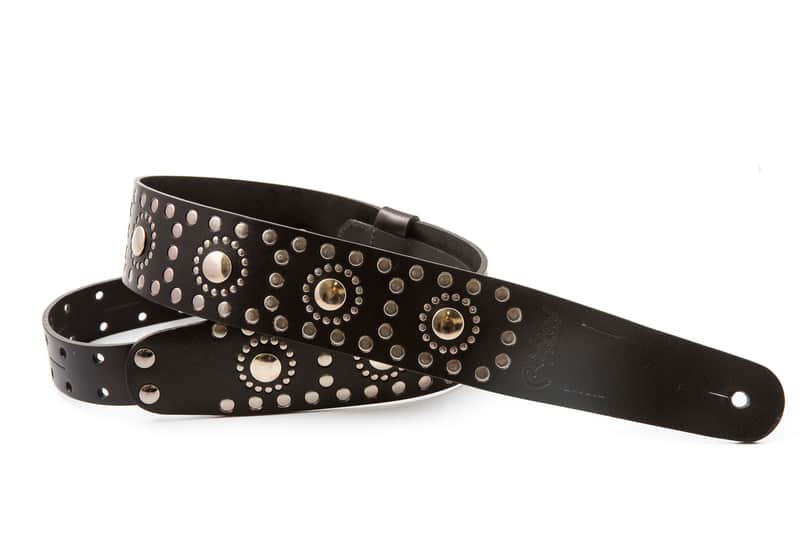 Right On Straps Legend Paul Stanley Thunderstruck Black High Quality Guitar Strap image 1