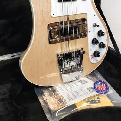 Rickenbacker 4003 Mapleglo (Natural) Electric Bass, Stereo, w/HSC image 4