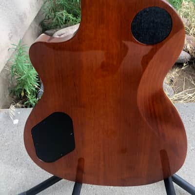 Larrivee RS-4 Electric Guitar 2009 ohsc master grade flamed maple top Cherry Sunburst image 12