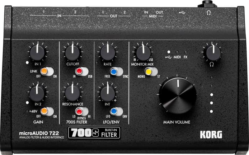 Korg MicroAUDIO 722 2x2 USB-C Audio Interface image 1