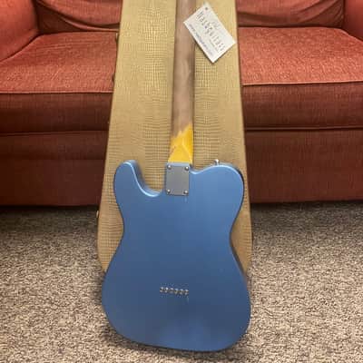 Nash T-69TL Thinline Tele Ice Blue Light Aging Lollar Pickups with Case image 9