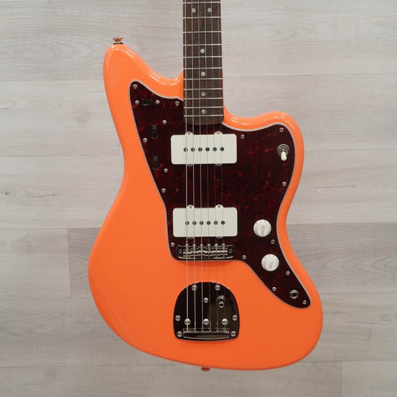 Used Squier Classic Vibe 60s Jazzmaster Electric Guitar Pink image 1