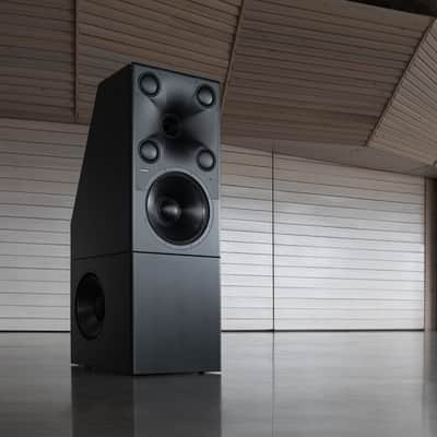 Genelec 8381A SAM Adaptive Point Source Main Monitor Black(Pair) Active Studio Monitors image 1