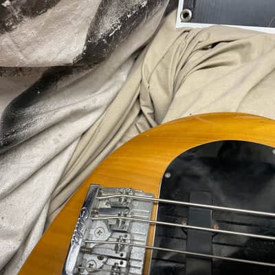 Guild USA SB-602 SB602 Pilot Bass 4-String with Case 1987 Natural image 3