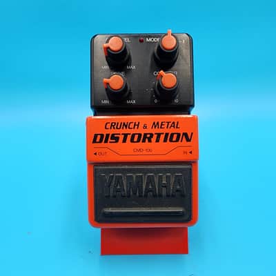 Rare 80s Yamaha CMD-100 Crunch & Metal Distortion Guitar Effect Pedal Bass Drive image 1
