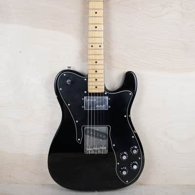 Squier CTC-55 Telecaster Custom 1983 Black Vintage Fender Japan Fujigen MIJ w/ Bag image 2