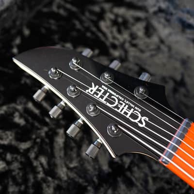 Schecter USA CUSTOM SHOP Keith Merrow KM-7 Hybrid – Vintage Sunburst 7-String w/ Black Tolex Merrow Case (2024) image 11