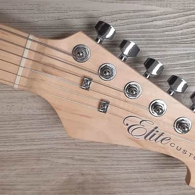 2025 Elite® Stratocaster Gilmour Mod'd Style Guitar White Classic Strat SSS image 6