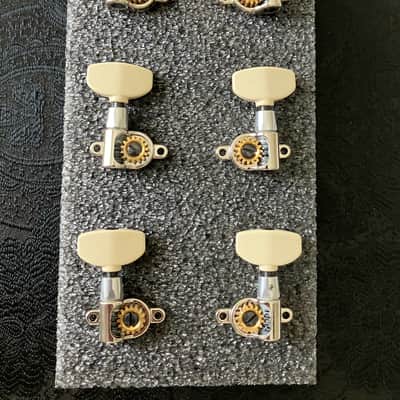 PRS Phase 3 / III Tuners Hybrid, Wing Tuner Buttons - Faux Bone / Ivory, Non-Locking, 2025 Core Model image 1