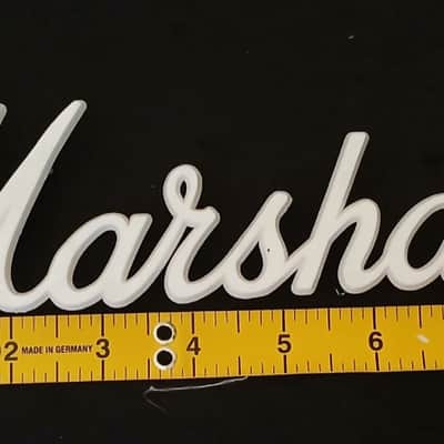 LARGE VINTAGE MARSHALL AMPLIFIER AMP LOGO BADGE EMBLEM - JCM 800 ETC image 2