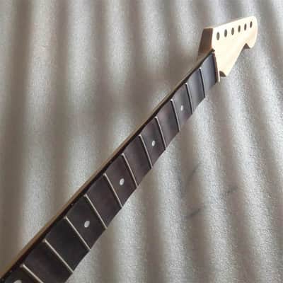 Rosewood Scalloped Fingerboard Guitar Strat Style Maple Neck, 22 Frets Fretboard image 1