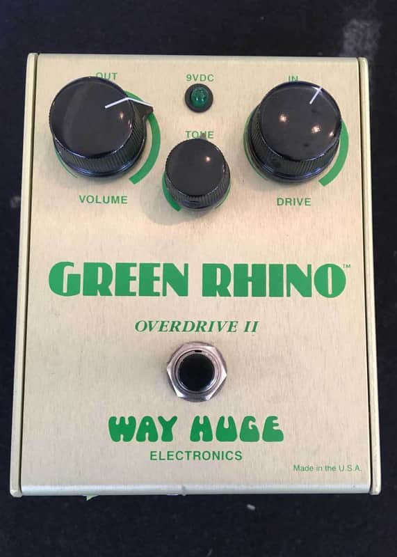 Way Huge Green Rhino Overdrive Pedal (Pre-Owned) (Joe Satriani Private Collection) image 1