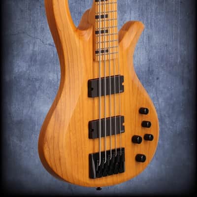 Schecter Riot 5 Session 5-String Bass Guitar Aged Natural Satin image 9