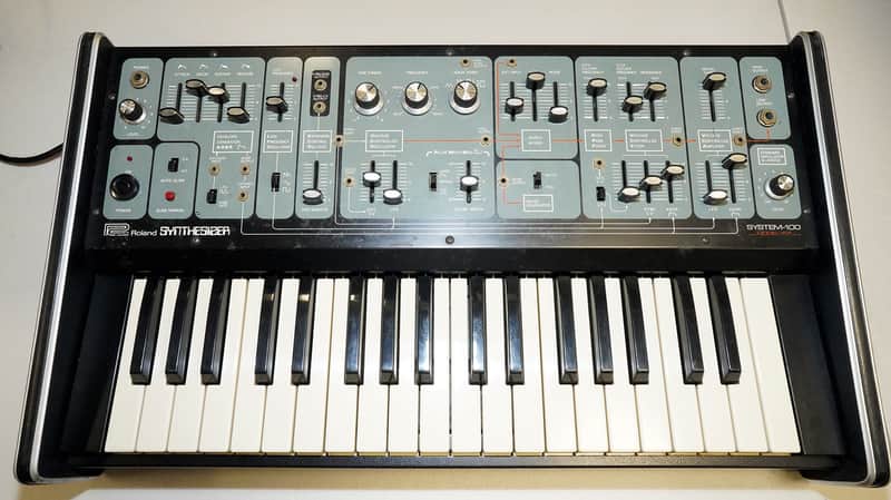 Roland System 100 Model 101 37-Key Synthesizer 1975 - 1979 - Black image 1