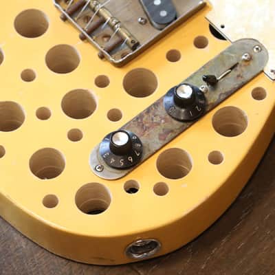 Lapdancer Holey Telecaster Butterscotch Blonde + Gig Bag (6906) image 5