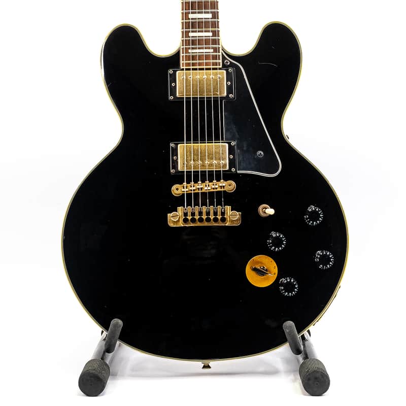 2010 Epiphone B.B. King Lucille Black Semi-Hollow Guitar with OHSC image 1