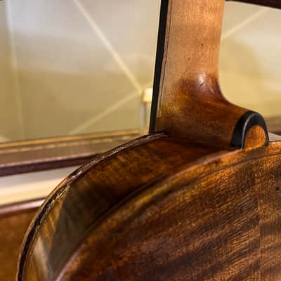 *Video demo* Flamed Fiddle Vintage c. 1880-1910 -Full size 4/4 image 7