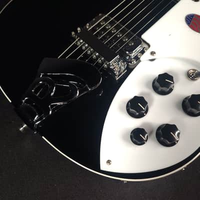 Rickenbacker 620 Electric Guitar Jetglo w/Hard Case image 7