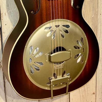 Gretsch G9241 Round Neck Resonator - Red Sunburst, Ships Fast with A Gig Bag and Pro Set Up! image 3