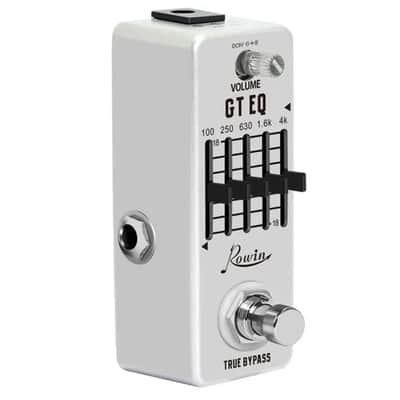 Rowin Guitar Equalizer Pedal 5-band Graphic EQ Frequency Compensator ±18dB Range LEF-317A, FREE PICKS + HOLDER+ FREE SHIP USA image 11