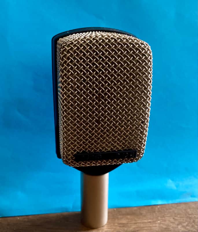 AKG D12 E Cardioid Dynamic Microphone 1970s - 1980s - Black / Silver image 1