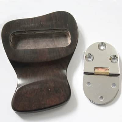 Left Handed Ebony Archtop Jazz Guitar Tailpiece