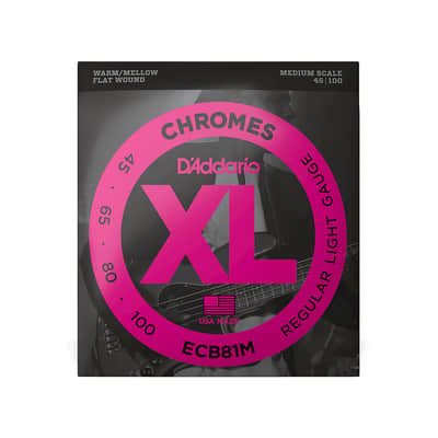 D'Addario ECB81M Chromes .045-100 image 1