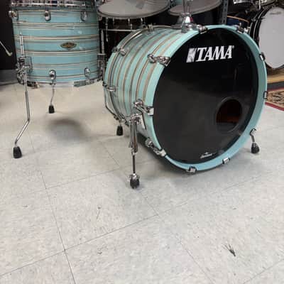 Tama Starclassic Arctic Blue Oyster 4pc Drum Set image 1