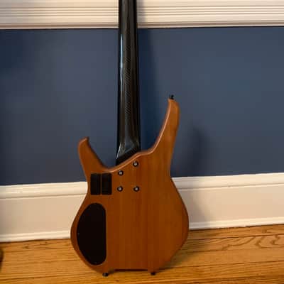 Status Graphite S2 Classic bolt-on 5 string headless bass 2013 graphite neck wood body image 9