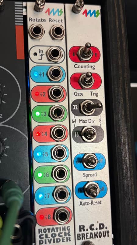 4MS Rotating Clock Divider v2 + RCD Breakout 2014-2022 image 1