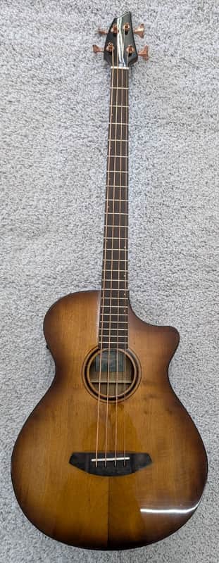 Breedlove Pursuit Exotic S Concerto Amber Bass CE Acoustic Electric Guitar image 1