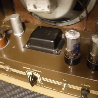 Vintage 1947-8 Supro Supreme Tube Combo Amp - 2 Tone Brown - Valco Made - Very Clean! image 6