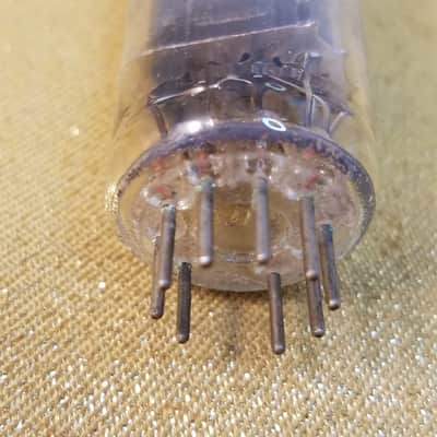 RCA Matched Pair (2) 6CG7 tNOS AT1000 TESTED Vacuum Tubes T1 blackplate dual triode 1954-1959 image 16