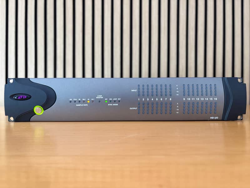 Avid HD I/O 16x16 Analog Pro Tools HD / HDX Audio Interface 2010s - Silver image 1