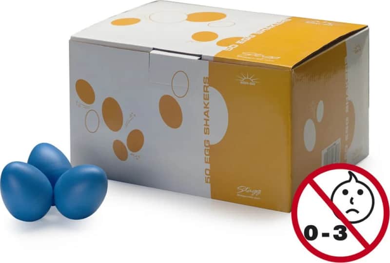Box of 50 plastic egg shakers image 1