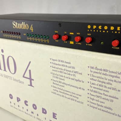 Opcode Studio 4 MIDI & SMPTE Interface (1992) image 1