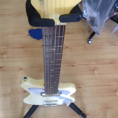 Kay 60's Japanese Dearmond Norma Greenburst 60's Cream / TV Yellow image 7