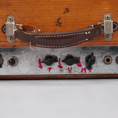 1954 Fender 5D3 Wide Panel Tweed Deluxe 1x12 Combo Amplifier #58997 image 14