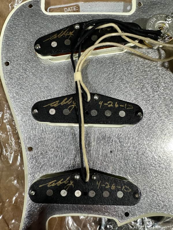 Abigail “Abby” Ybarra Fender LTD ED. CS 60’s MASTERWND PU SET COMPLETE w/ Vintage Loaded Pickguard - JOHN MAYER - RARE! image 1