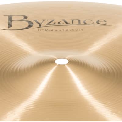 Meinl Byzance Medium Thin Crash 17" B17MTC, Traditional Finish - Crash Cymbal image 3