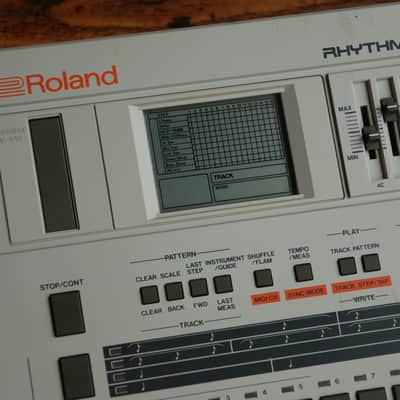 1987 Roland TR-707 Rhythm Composer Drum Machine w/ M-64C Memory Cartridge image 4